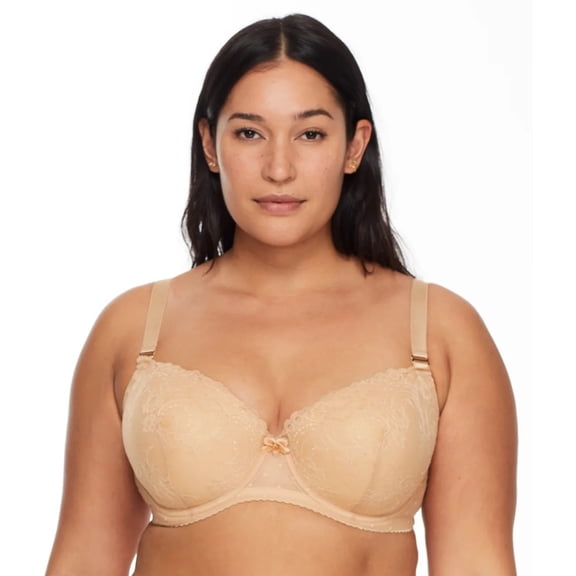 Dita Von Teese SUNGLOW Fiamma Lace Underwire T-Shirt Bra, US 40DD/E, UK 40DD