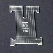 Ditcher Ruler - 1/4 Ditcher Ruler For Quilting In The Ditch - Quilting Ruler For Domestic Sewing Machines - Quilting Ruler Template - Quilting Ruler - Quilting Ruler From The Grace Company
