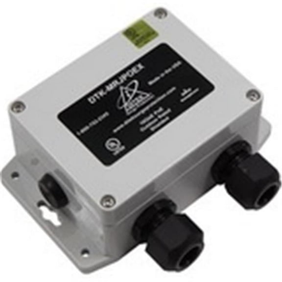 Ditek  Single Channel 10GbE PoE Protector Outdoor Rated NEMA 4X Enclosure with Shielded RJ45 Connection