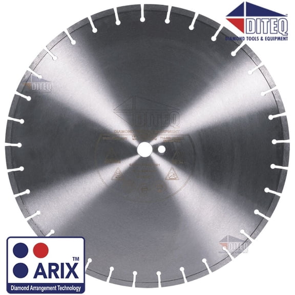 Diteq Arix 14 Inch Segmented Rim Diamond Blade For Reinforced Concrete