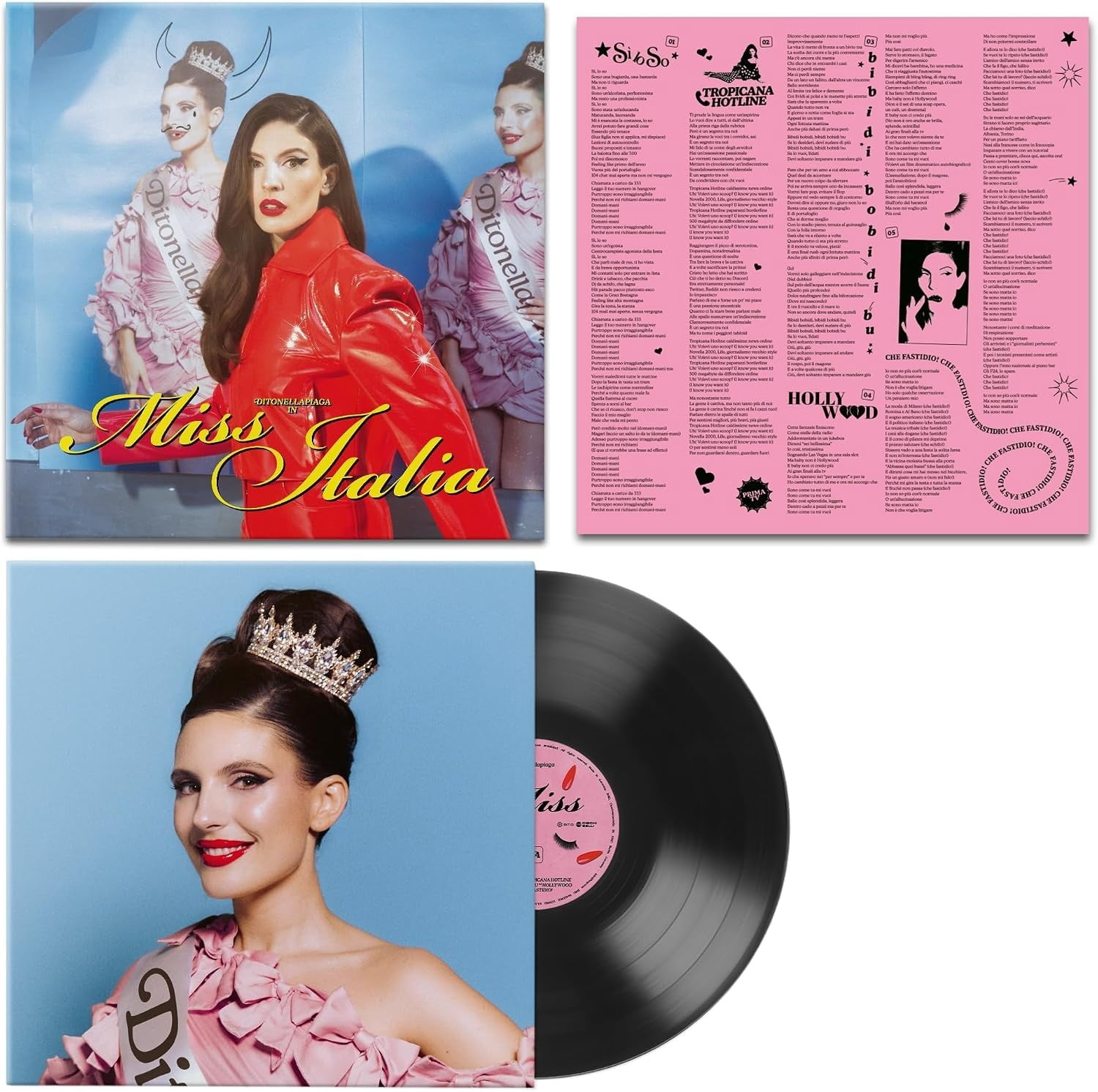 Ditonellapiaga - Miss Italia (Black) - Music & Performance - Vinyl