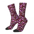 thumbnail image 1 of Ditsy Floral Socks White Flowers Print Trendy Stockings Women Men Soft Breathable Outdoor, 1 of 7