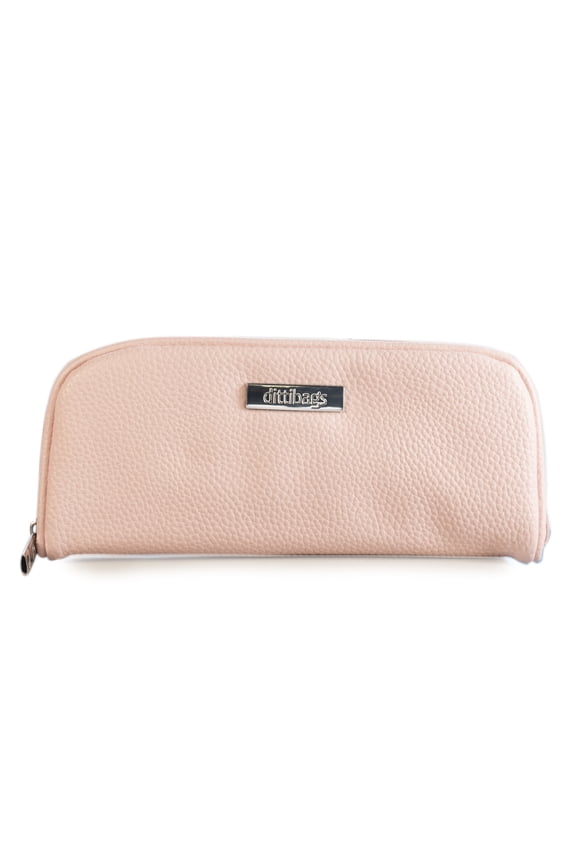 Small Dia_____ Travel Wallet for in___ Pen, Pen Tips, Photo ID, and Credit Cards with Two Additional Pockets - for Travel and Everyday Use (Pink)