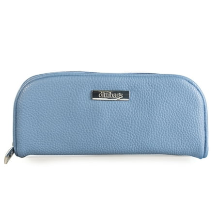 DittiBags Small Diabetic Travel Wallet for Insulin Pen, Pen Tips, Photo ID, and Credit Cards (Blue)