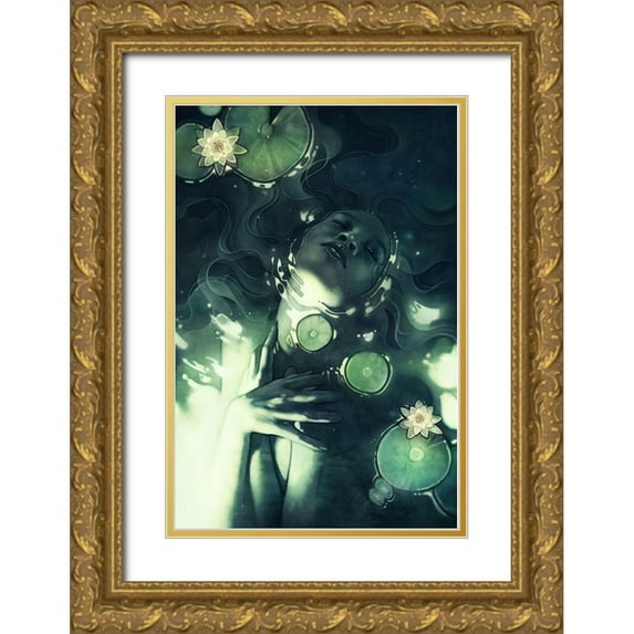 Dittman, Anna 11x14 Gold Ornate Wood Framed with Double Matting Museum Art Print Titled - Muse