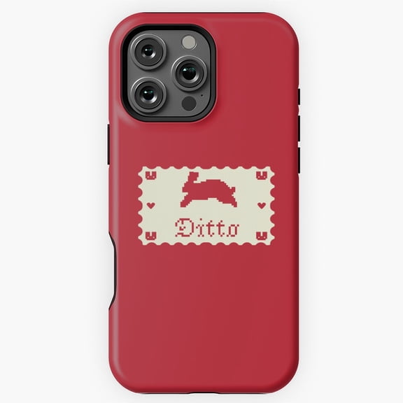 Ditto Stamp Red Version Phone Case for iPhone 16 15 14 13 12 11 Pro Max M890364