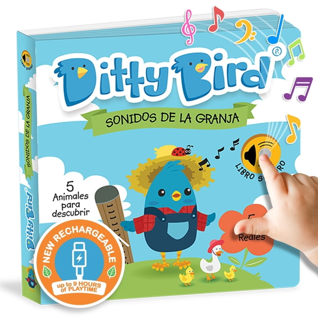 Ditty Bird Ditty Bird Sonidos de la Granja - Farm Animal Sounds Interactive Musical Sound Book for Toddlers 1- 3 Bilingual Libro So, (Hardcover)