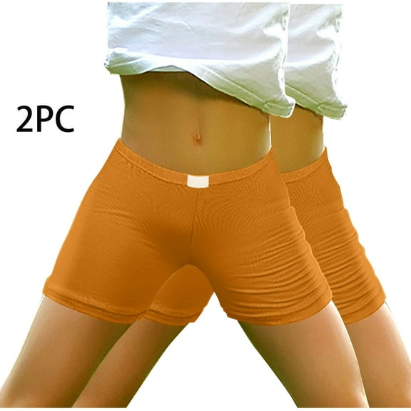 Diufon 2 Pack Girls Dance Shorts Casual Elastic High Waist Biker Shorts Solid Color Athletic Gym Shorts for Teen