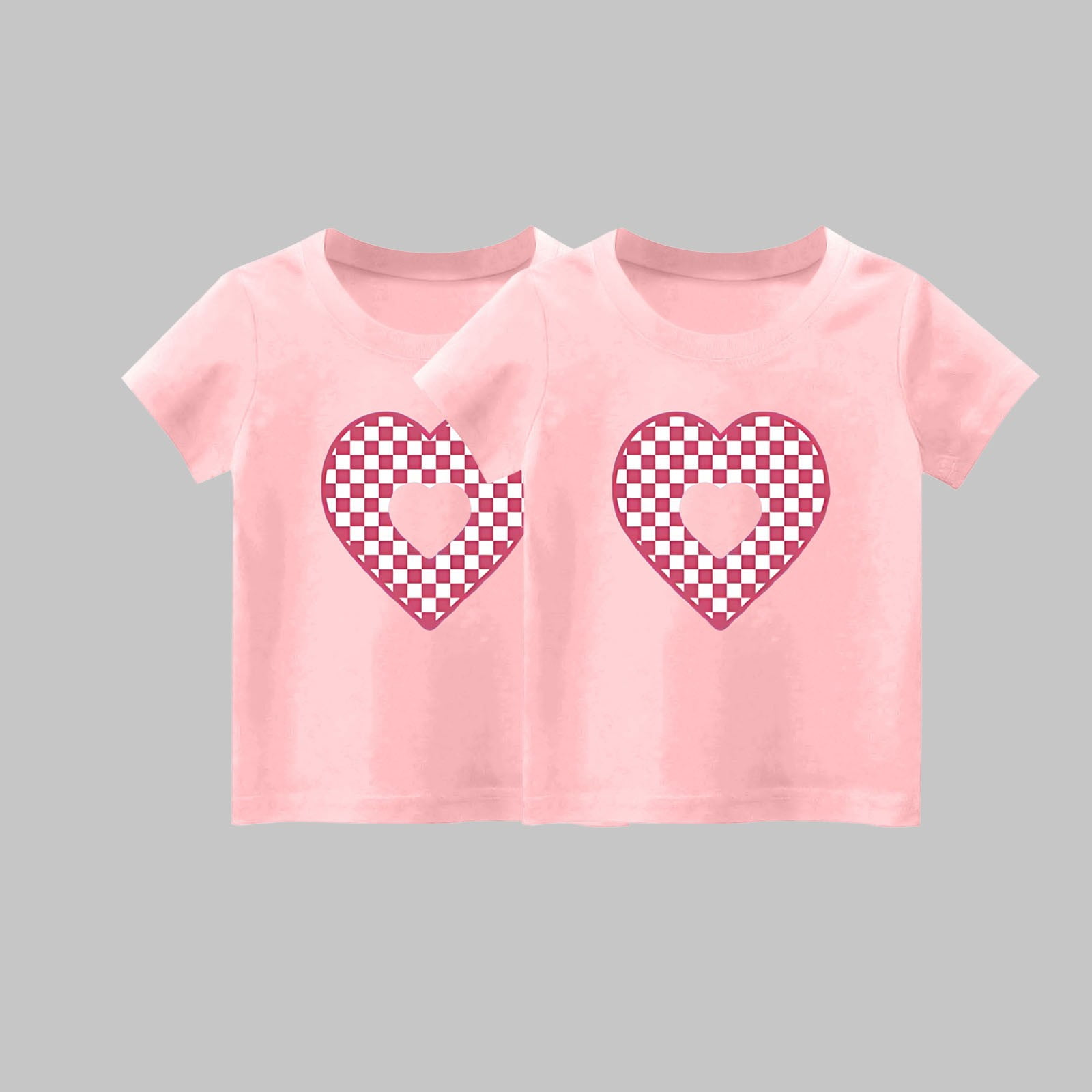 T-shirt Bébé Et Enfant Unisexe – Manches Courtes En Coton Doux – Couleur Unie – Confortable Et Respirant Pour L’été - 5