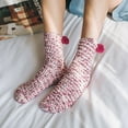 thumbnail image 1 of Diufon 2 Pairs Women's Fuzzy Slipper Socks Fall Winter Comfy Thickened Warm Sleep Socks Plush Colorful Socks, 1 of 1