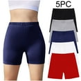 thumbnail image 1 of Diufon 5 Pack Under Dress Shorts for Girls High Waisted Cotton Bike Leggings Kids Athletic Workout Yoga Shorts, 1 of 9