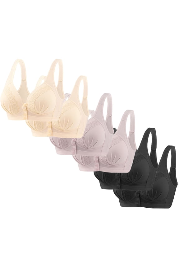 6 Pack Nursing Bras for Women Breastfeeding Maternity Bra for Pregnancy Seamless Wireless Ladies Bralettes