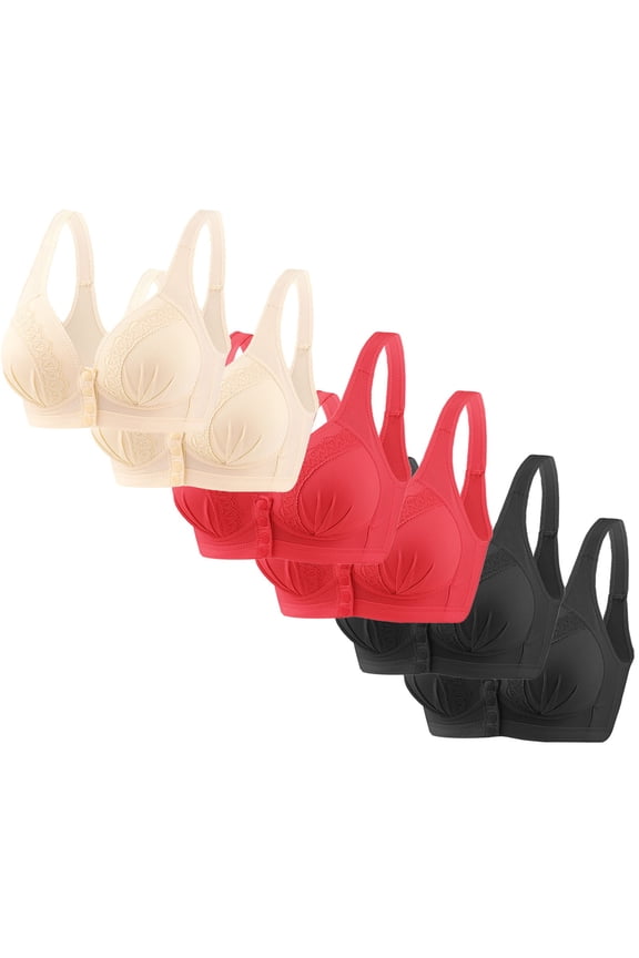 6 Pack Nursing Bras for Women Breastfeeding Maternity Bra for Pregnancy Seamless Wireless Ladies Bralettes