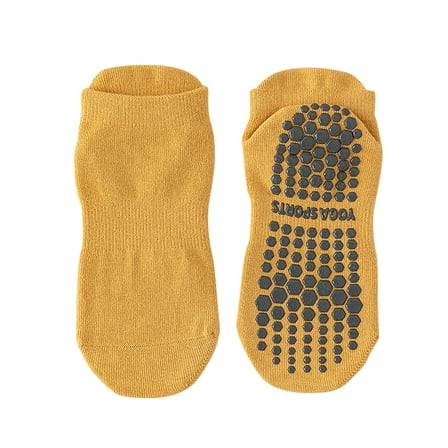 Diufon Athletic Socks for Women Cotton Yoga Workout Non-Slip Short Crew Socks Soft Breathable Home Socks