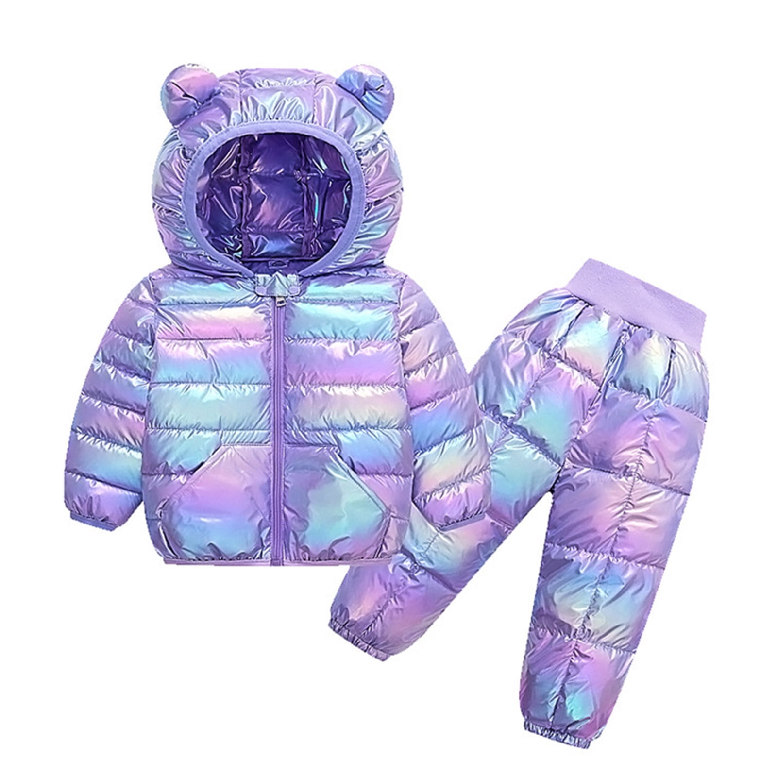 Baby Hooded Wool Winter Suit – Friends Baby Multicolor Set main image 0
