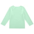 thumbnail image 1 of Diufon Baby Boys Girls Thin Tops Long Sleeve Crewneck Pajama Tops Basic Bottom Blouse for Outdoor & Sleep, 1 of 6