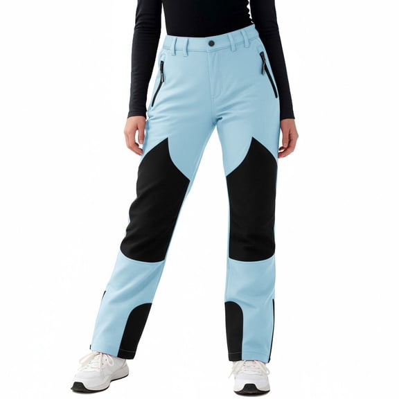 Diufon Girls Snow Pants Fleece Lined Winter Warm Ski Pant Snowboard Snowpants Outdoor Hiking Snowsuit