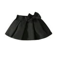 thumbnail image 1 of Diufon Cotton Skirts for Toddler Girls Solid Color Mini Skirts Trendy Bow Pleated Skirts, 1 of 2