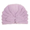 thumbnail image 1 of Diufon Baby Knitted Beanie Hat Girls Winter Cute Windproof Warm Hats Toddler Kids Solid Color Cap with Bow, 1 of 2