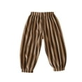 thumbnail image 1 of Diufon Boys Corduroy Pants Trendy Plaid Printed Lounge Pants Casual Elastic Waist Trousers, 1 of 6