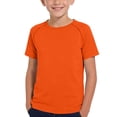 thumbnail image 1 of Diufon Boys Girls Athletic Shirts Summer Casual Crewneck Short Sleeve Tops Breathable Stretch Casual Sport Tee, 1 of 9