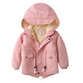 thumbnail image 1 of Diufon Boys Girls Fall Winter Coats Kids Fleece Thicken Warm Outwear Windproof Jacket for Toddler 3-10 Years, 1 of 6
