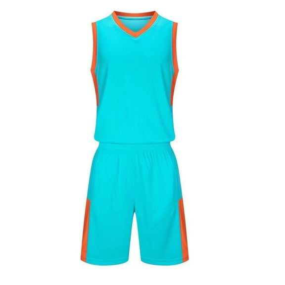 Diufon Boys Girls Sport Sets V Neck Sleeveless Tank Tops and Shorts with Pockets Basketball Running Summer Outfits