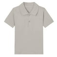 thumbnail image 1 of Diufon Boys Golf Shirts School Uniform Short Sleeve Lapel T Shirt Toddler Girls Summer Casual Sport Tennis Tops, 1 of 4