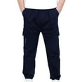 thumbnail image 1 of Diufon Cargo Joggers Pants for Boys Casual Elastic Waisted Outdoor Hiking Pant Kids Sports Trousers with Pockets, 1 of 6