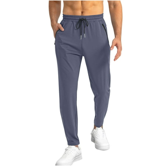 Diufon Casual Pants for Men Straight Leg Sport Jogger Pants Trendy Versatile Sweatpants with Pockets