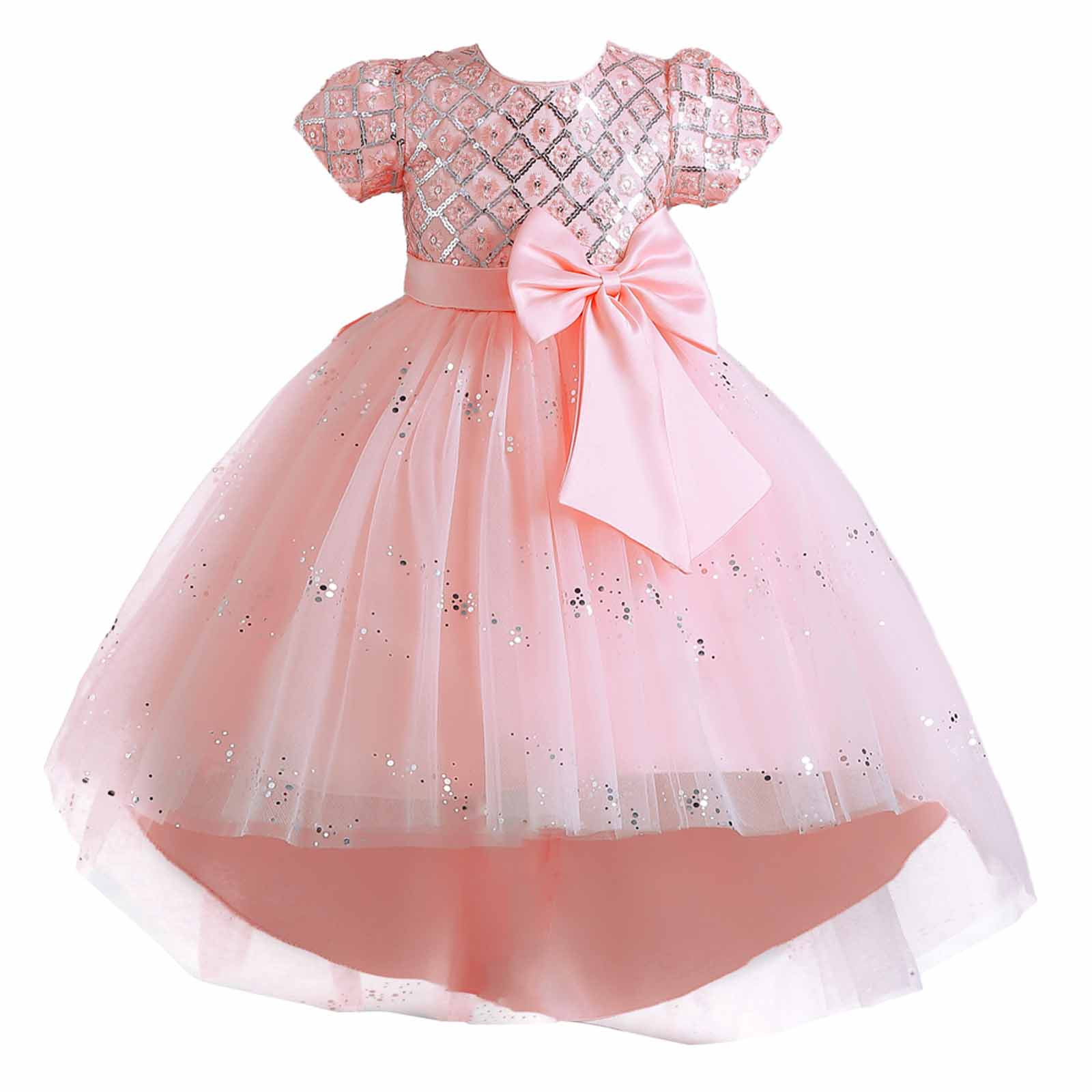 Girls Birthday Princess Dress Children's Puffy Party Dress