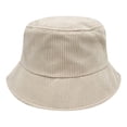 thumbnail image 1 of Diufon Corduroy Bucket Hat for Women Men Trendy Windproof Warm Soft Brim Hats Casual Outdoor Hiking Sun Caps, 1 of 1