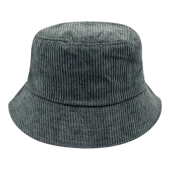 Diufon Corduroy Bucket Hat for Women Men Trendy Windproof Warm Soft Brim Hats Casual Outdoor Hiking Sun Caps