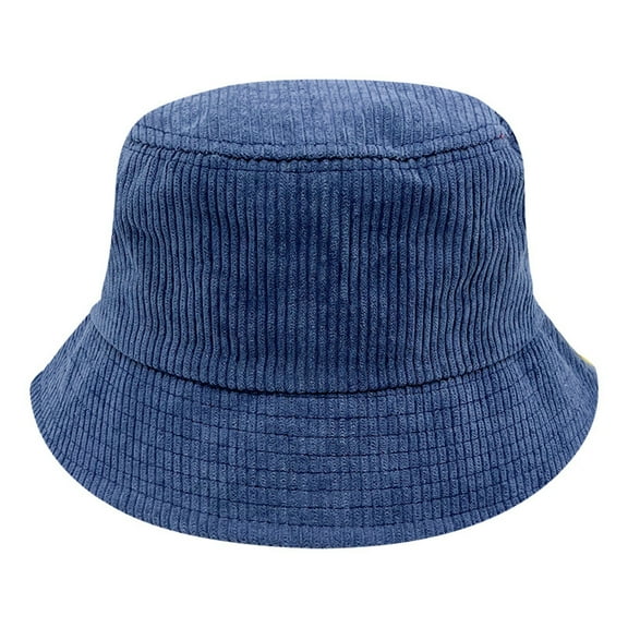 Diufon Corduroy Bucket Hat for Women Men Trendy Windproof Warm Soft Brim Hats Casual Outdoor Hiking Sun Caps
