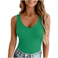 thumbnail image 1 of Diufon Crop Tank Tops for Women Casual Comfy Solid Color Square Neck Sleeveless Basic Shirts for Sports Yoga, 1 of 9