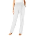 thumbnail image 1 of Diufon Dress Pants for Women Casual Elastic High Waist Straight Leg Work Pants Hiking Jogger Trousers with Pockets, 1 of 6