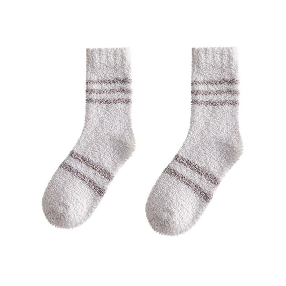 Diufon Fleece Socks for Women Cute Fuzzy Thickened Warm Socks Fall Winter Soft Cozy Socks Outdoor & Homewear