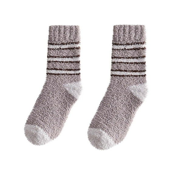Diufon Fleece Socks for Women Cute Fuzzy Thickened Warm Socks Fall Winter Soft Cozy Socks Outdoor & Homewear