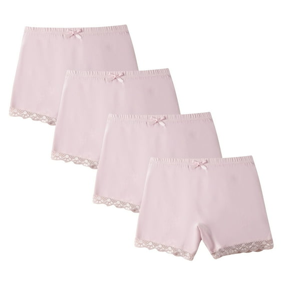 Diufon Girls Shorts Soft Cotton Dance Lace Athletic Running Bike Undershorts Casual Solid Color Underwear
