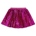 thumbnail image 1 of Diufon Girls Skirts Sequin Pleated Skort Birthday Party Dance Sparkle Skirt for Girls（2-12 Years）, 1 of 4