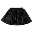 thumbnail image 1 of Diufon Girls Skirts Sequin Pleated Skort Birthday Party Dance Sparkle Skirt for Girls（2-12 Years）, 1 of 4