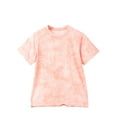 thumbnail image 1 of Diufon Kids Cotton Tees Trendy Tie-Dye Gradient Print Tops Summer Round Neck Short Sleeve T-Shirts, 1 of 3