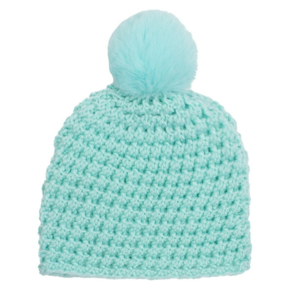 Diufon Kids Knitted Beanie Hats Toddler Baby Winter Cute Stretch Windproof Warm Hat Solid Color Outdoor Cap