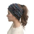 thumbnail image 1 of Diufon Knitted Headbands for Women Winter Ear Covered Wrap Cap Soft Stretch Fleece Lined Pullover Headband, 1 of 7