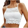 thumbnail image 1 of Diufon Lace Bralettes for Women Full Coverage Comfy Bras Solid Color Underwireless Bras, 1 of 3