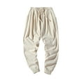 thumbnail image 1 of Diufon Lounge Pants Mens Plus Size Solid Color Pants Elastic Waist Drawstring Bottom Pants, 1 of 1