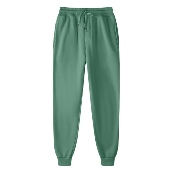 Diufon Mens Sweatpants with Pockets Unisex Drawstring Casual Pull-on Jogger Pants Plus Size Workout Trousers