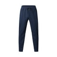 thumbnail image 1 of Diufon Men's Wide Leg Loose Pants Casual Cotton Elastic Waisted Drawstring Tapered Sweatpants with Pockets, 1 of 4