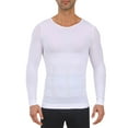 thumbnail image 1 of Diufon Mens Athletic Shirts Long Sleeve Slim Shapewear Muscle Tees Solid Color Basic Tops for Sport Running, 1 of 6
