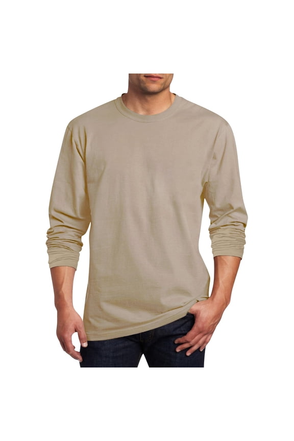 Mens Long Sleeve Shirts Soft Lightweight Thermal Undershirts Fall Winter Warm Pullover Tee Tops